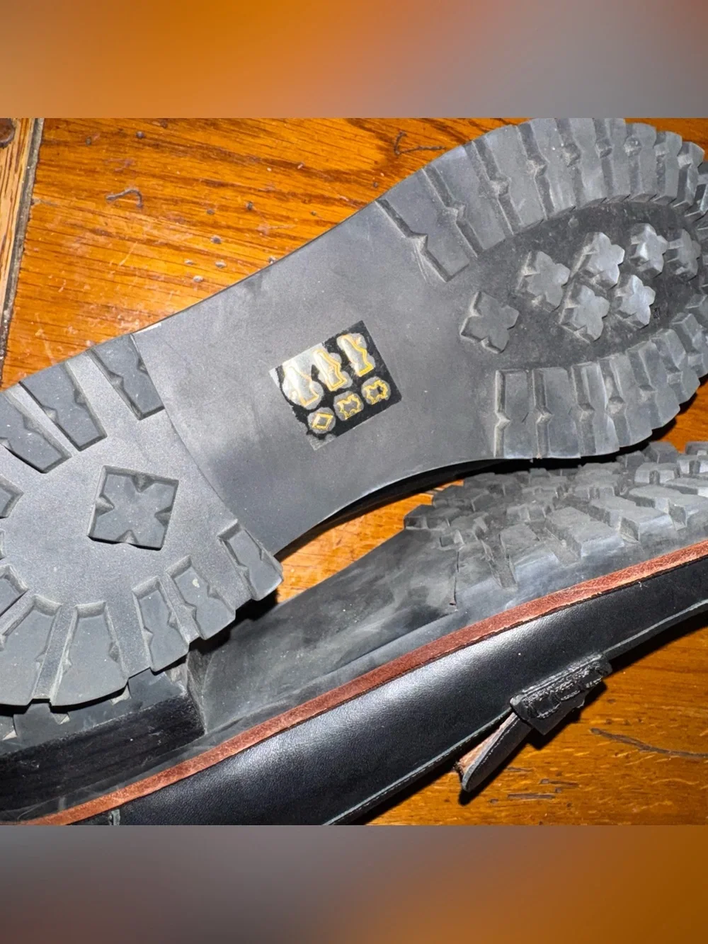 Madewell Black The Corinne Lugsole Leather Loafer Size 9 NEW! No Box. - Picture 11 of 12